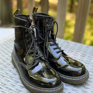 Kids Black Boots
